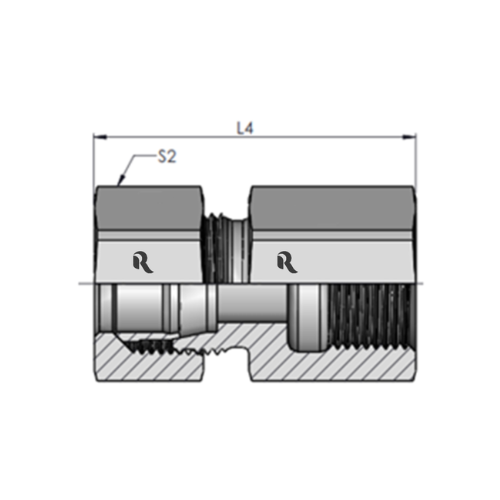 GAI-R-L Parallel Female Coupling - Image 2