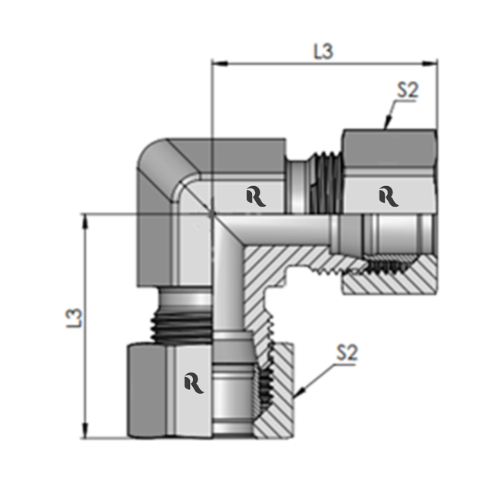 W-S Equal Elbow Union - Image 2