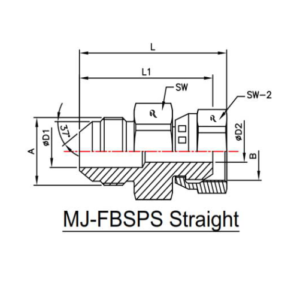 RJ7004-00-00 - MJ-FBSPS STRAIGHT