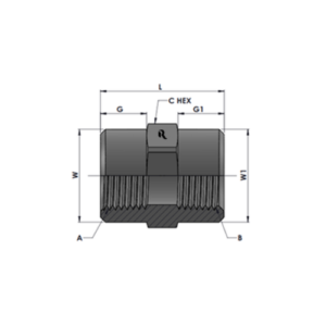 RJ5000-00-00 Series FP-FP STRAIGHT