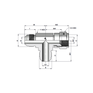 RJ6602-00-00-00 Series MJ-FJS-MJ TEE