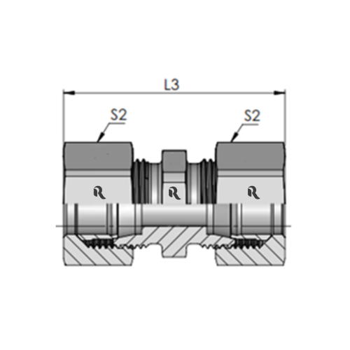 RJG-L-Straight Coupling - Image 2