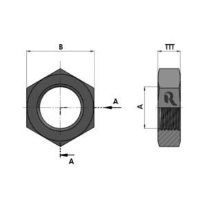 RJFS0306-00 Series Bulkhead Lock Nut