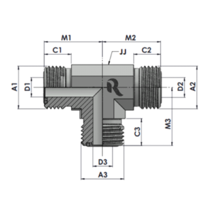 RJFS2603-00-00-00 Series MFS-MFS-MFS TEE