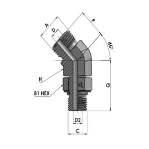 RJFS6802-NWO MFS-MAORB 45° Elbow