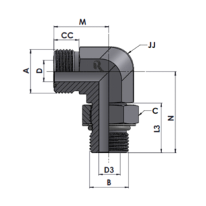 RJFS7202-NWO MFS-MABSPP 90° Elbow